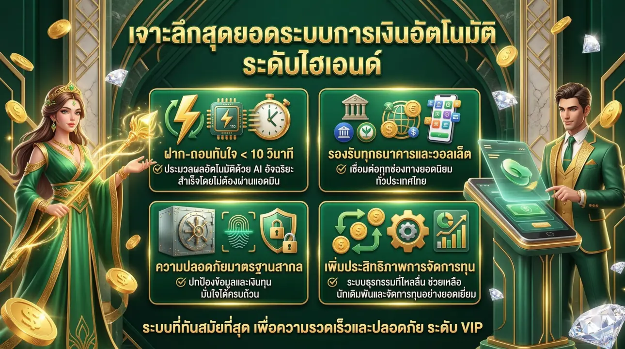 ระบบฝาก-ถอนออโต้ VIP