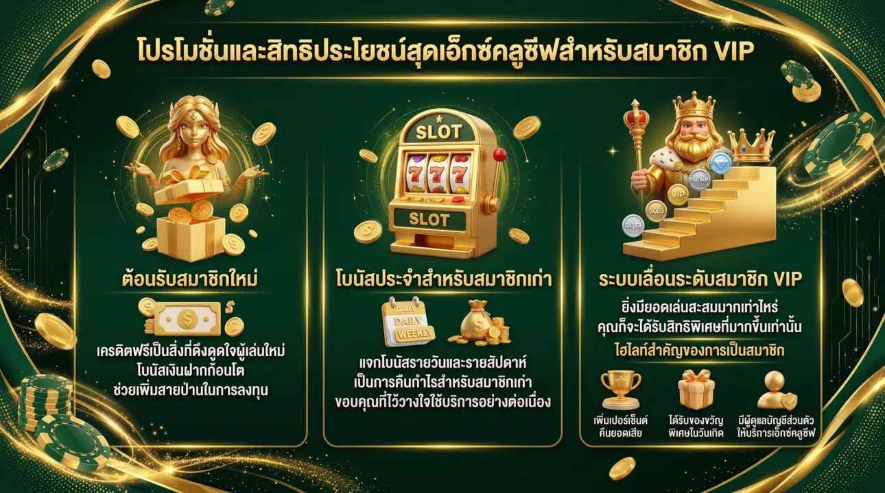 สิทธิพิเศษสมาชิก VIP สุดเอกซ์คลูซีฟ