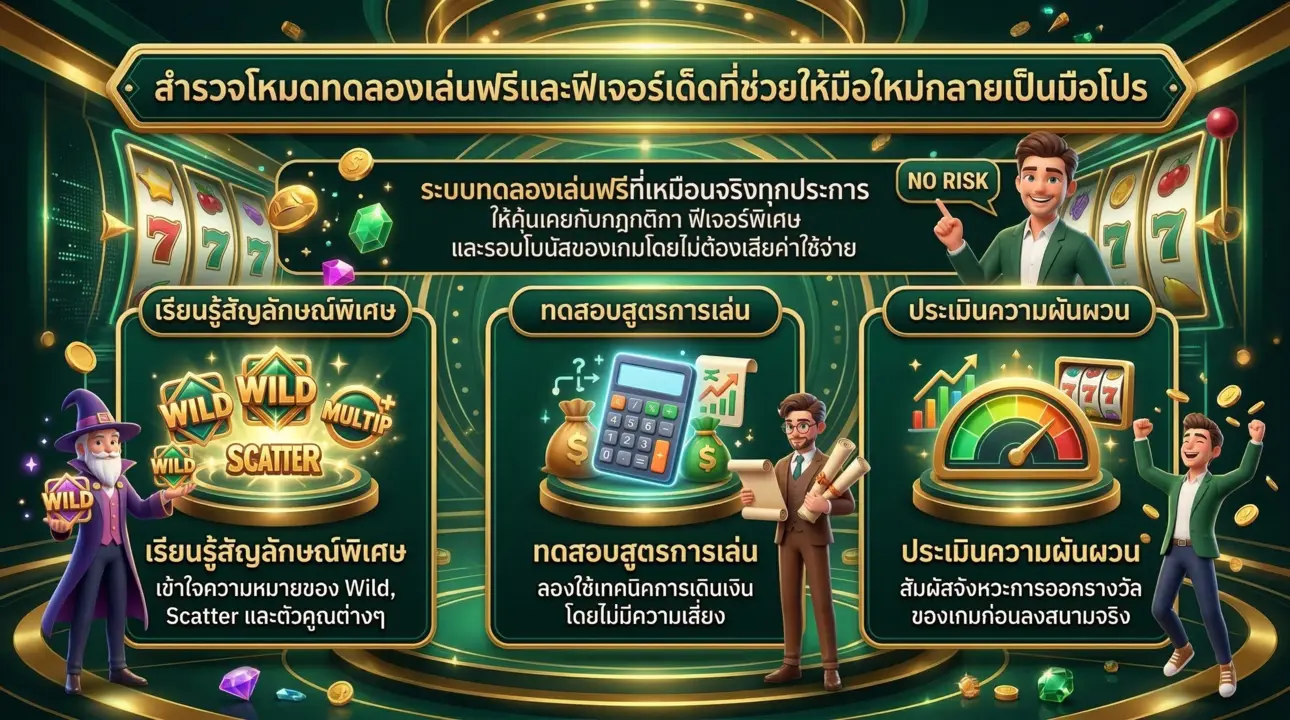 เจาะลึกโหมด Demo ฝึกฝนฟรีสู่การเป็นมือโปร